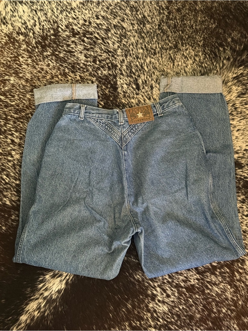 Classic Snaffle Bit Roper Denim - Picture 2 of 5